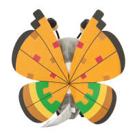 Officiële Pokemon center Pokemon fit knuffel Vivillon (High plains Pattern) 15cm